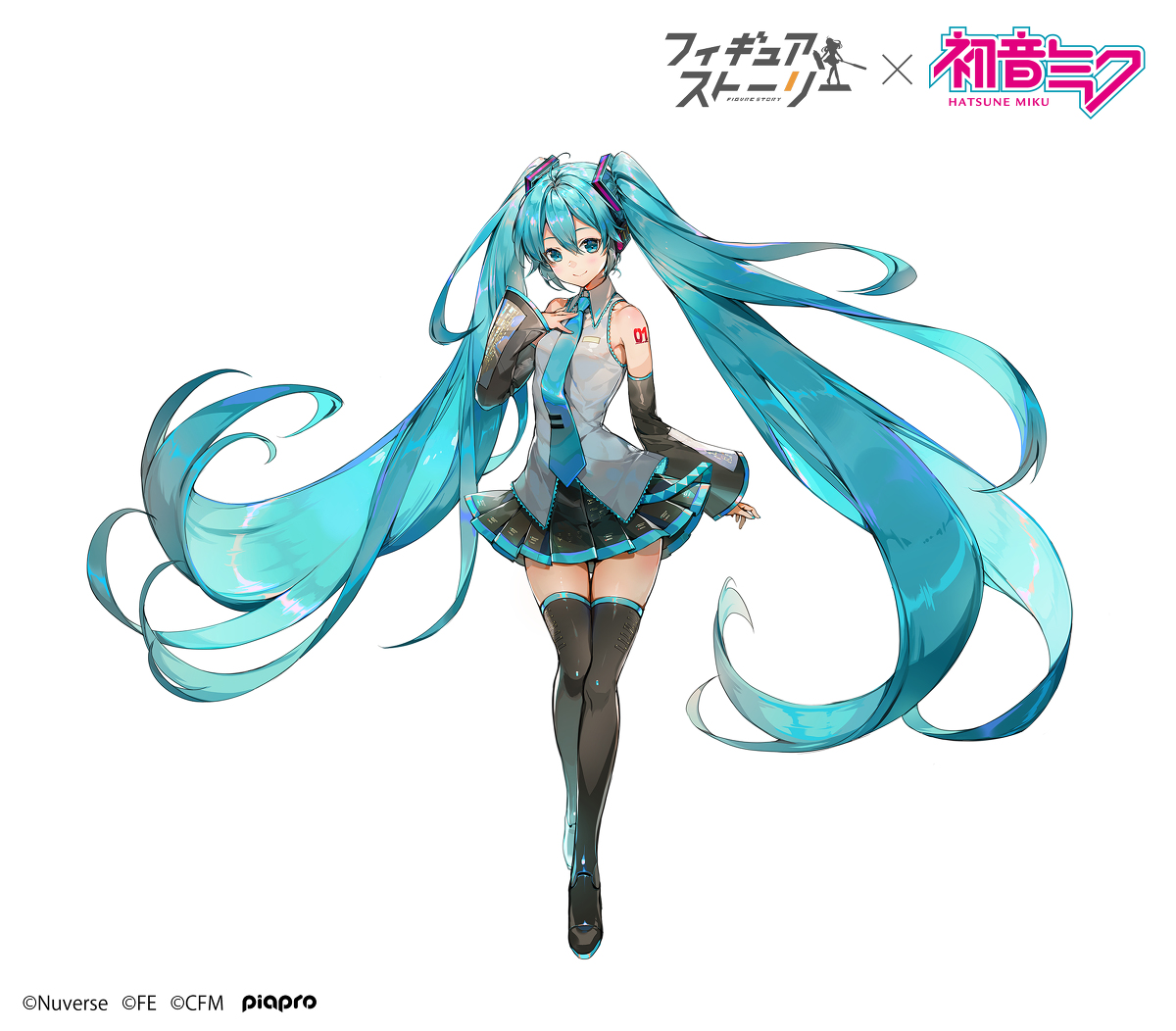 This is a pixiv picture whose title is 初音ミク.