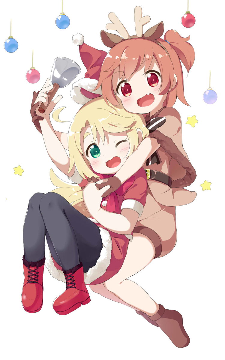 This is a pixiv picture whose title is わたてんクリスマス部.