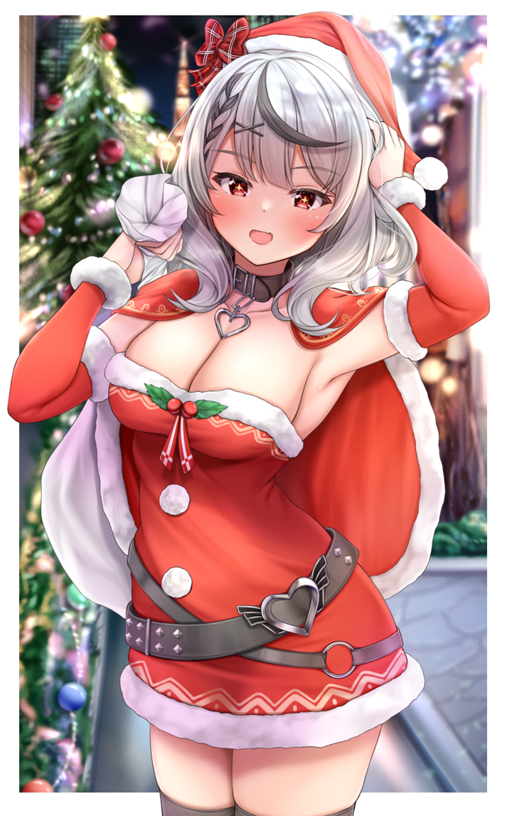This is a pixiv picture whose title is メリクリ🎄.