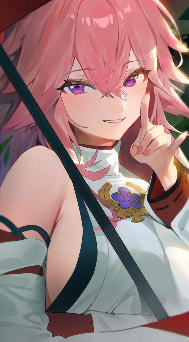 This is a pixiv picture whose title is 八重神子.