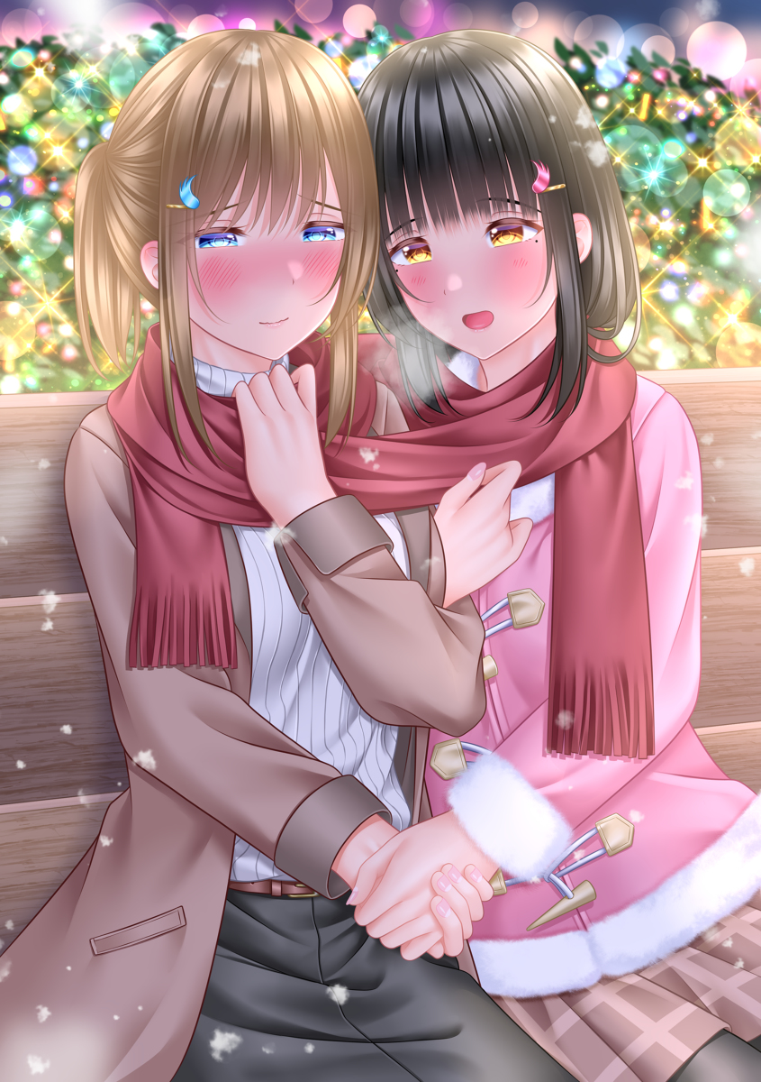 This is a pixiv picture whose title is クリスマスデート.