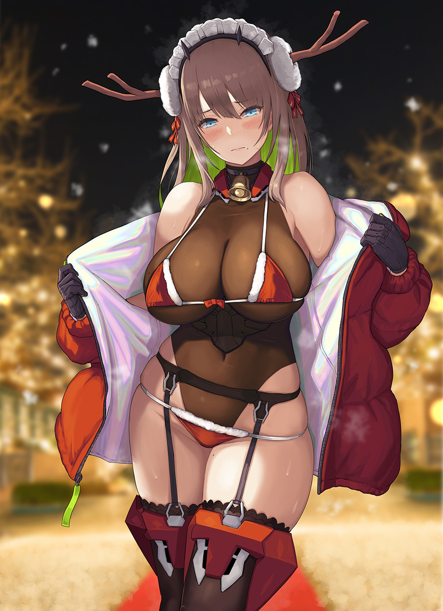 This is a pixiv picture whose title is Merry Christmas.