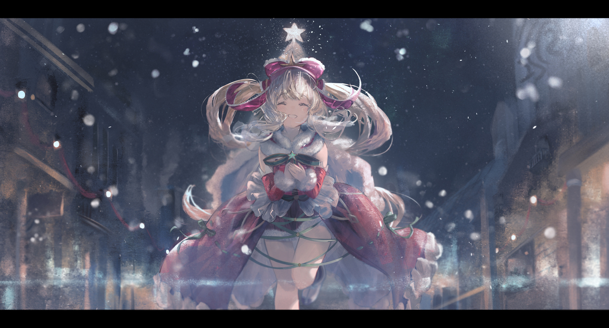 This is a pixiv picture whose title is Merry Christmas.