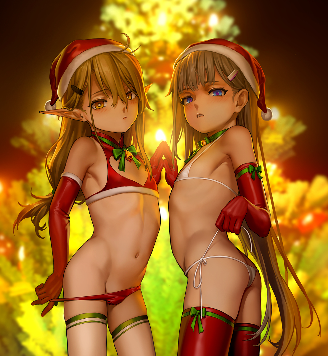 This is a pixiv picture whose title is クリスマスプレゼント.