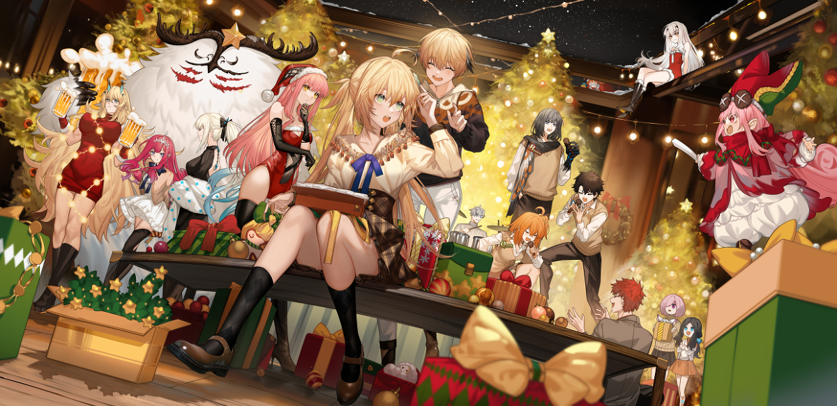 This is a pixiv picture whose title is 妖精クリスマス.