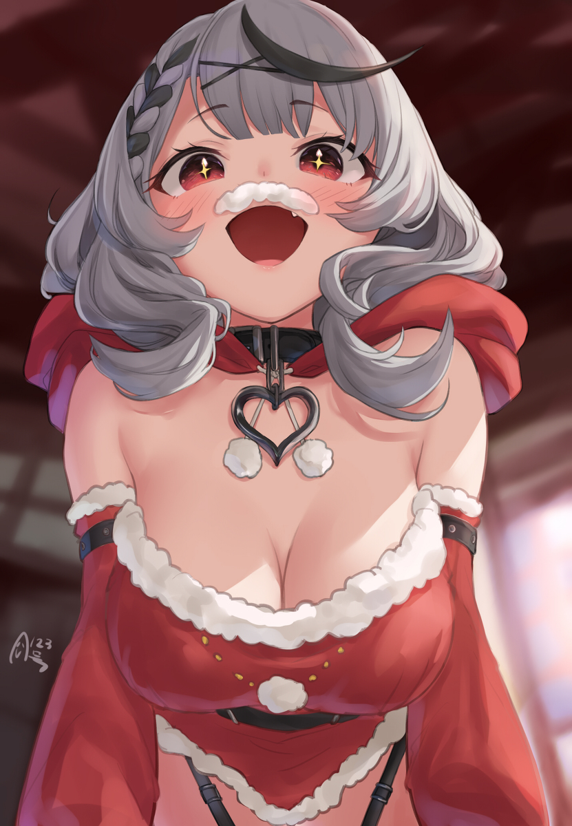 This is a pixiv picture whose title is さ　か　ま　た　サ　ン　タ　🎄.