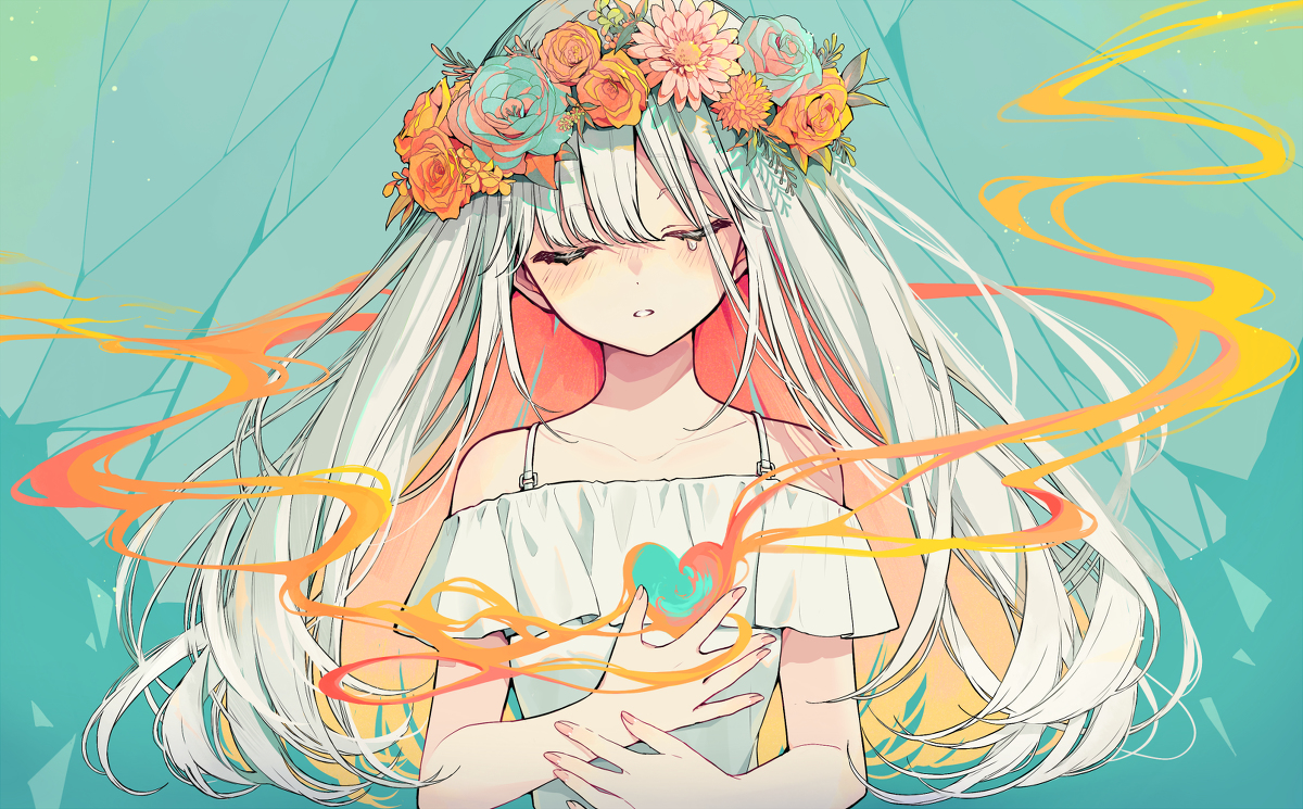 This is a pixiv picture whose title is 幸せの温度/angela.