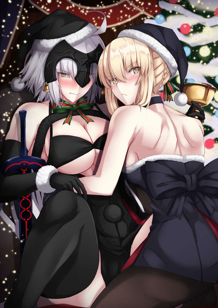 This is a pixiv picture whose title is オルタ達とクリスマス.