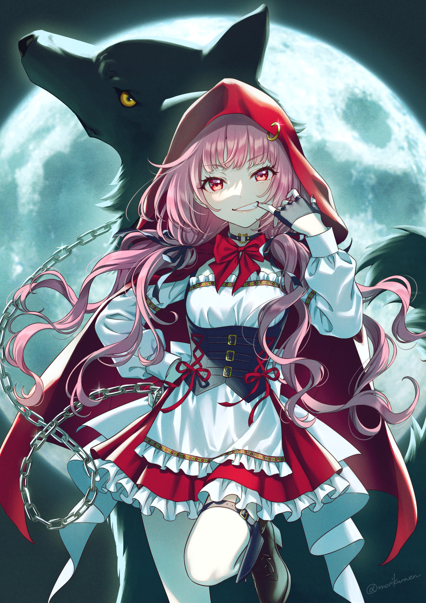 This is a pixiv picture whose title is 「あたしと勝負する？」.