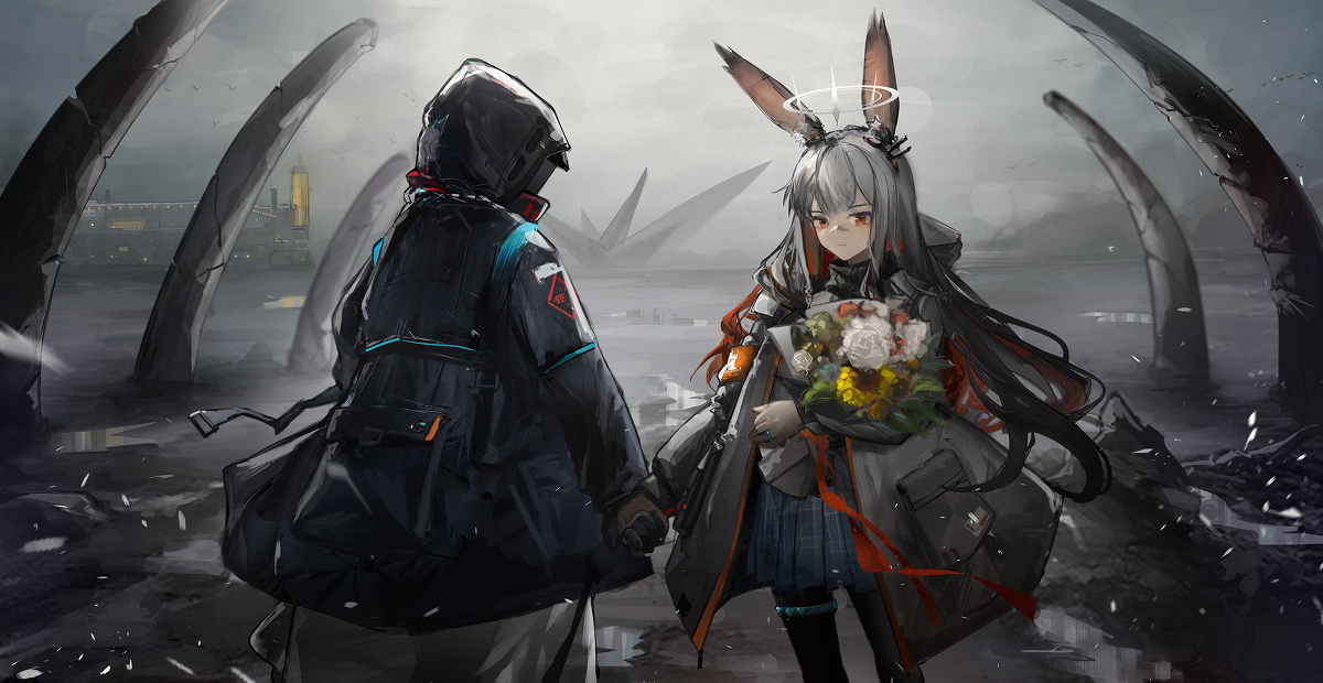 This is a pixiv picture whose title is 明日方舟.