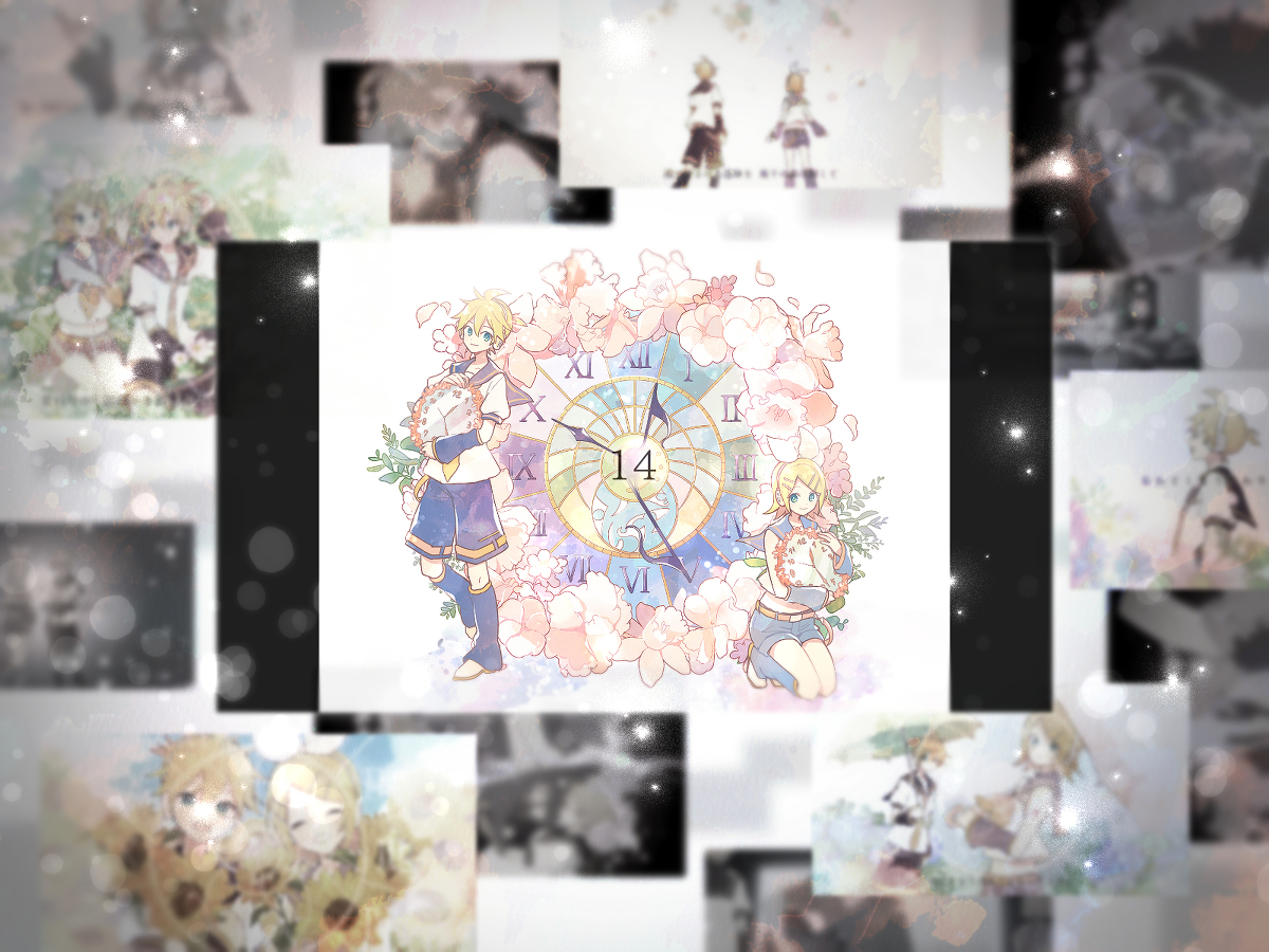 This is a pixiv picture whose title is 14【手描きPV】.