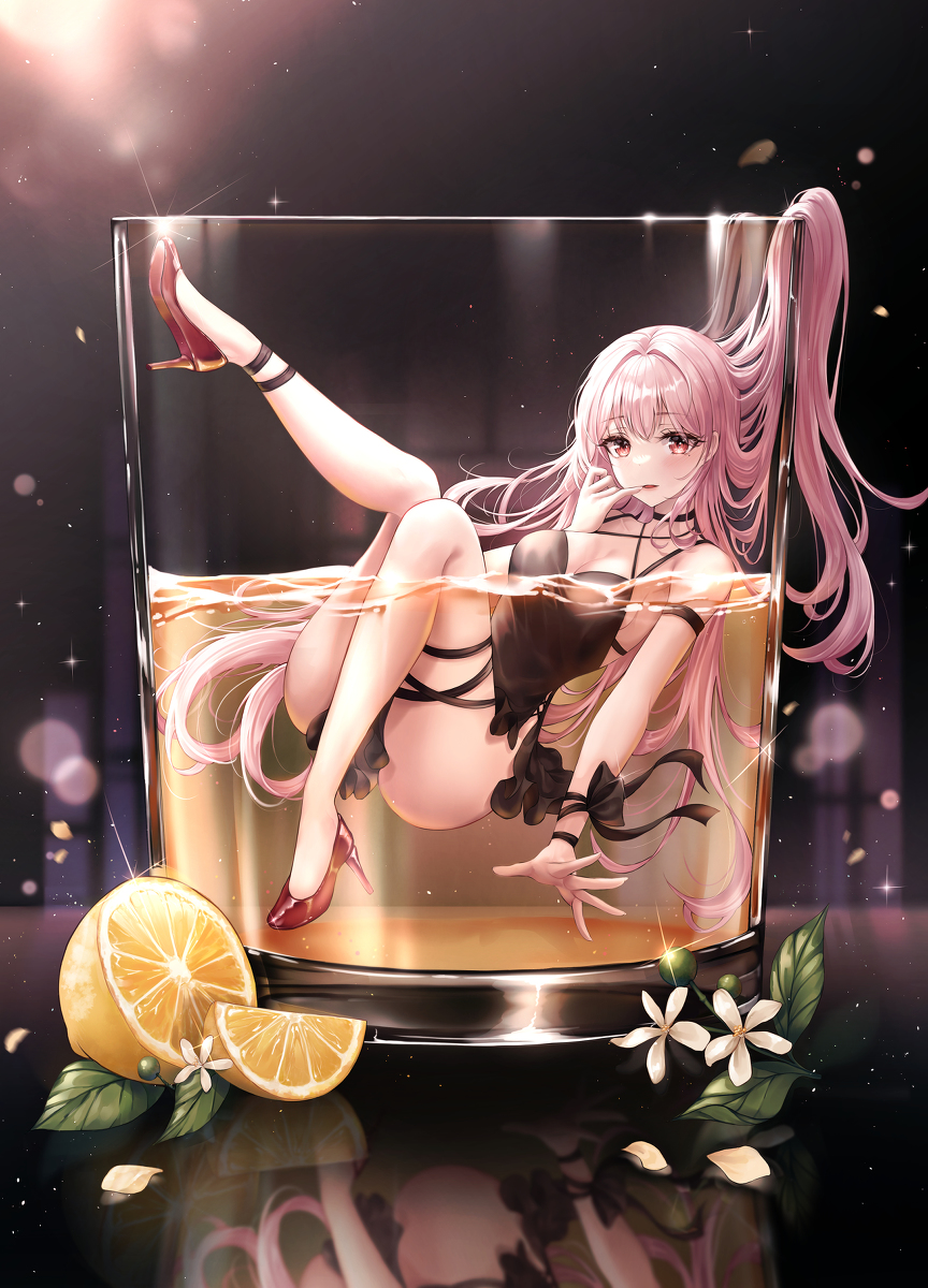 This is a pixiv picture whose title is whisky.