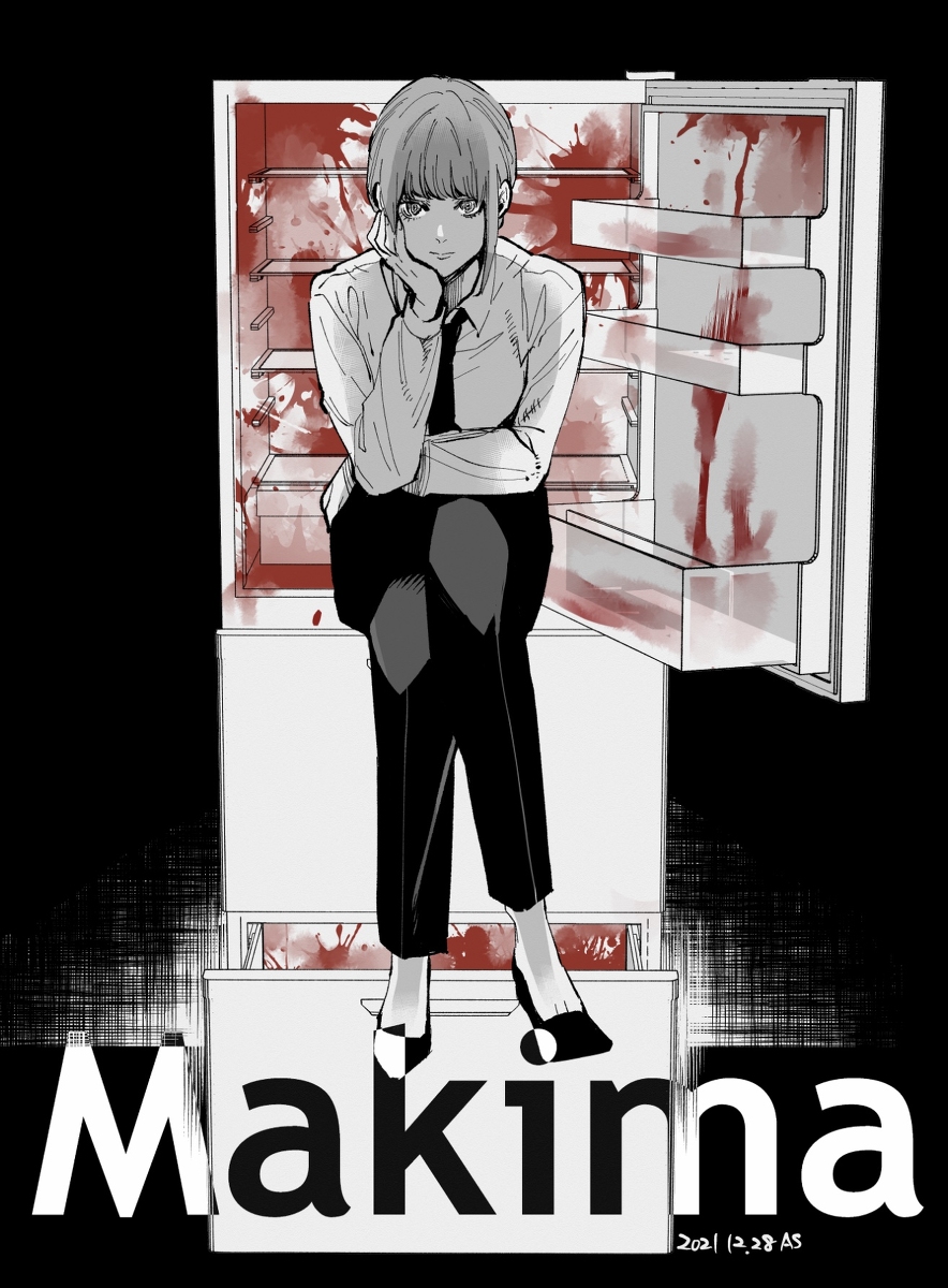 This is a pixiv picture whose title is マキマ.
