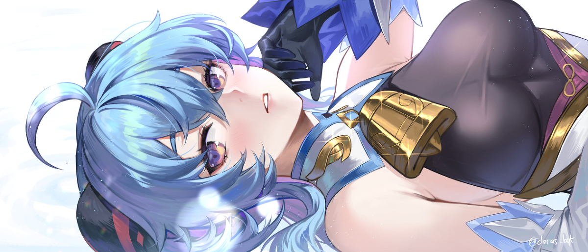 This is a pixiv picture whose title is 甘雨.