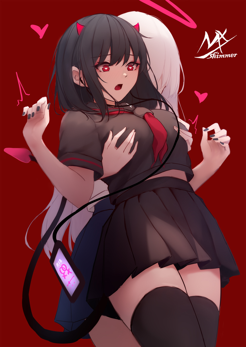 This is a pixiv picture whose title is ❤.