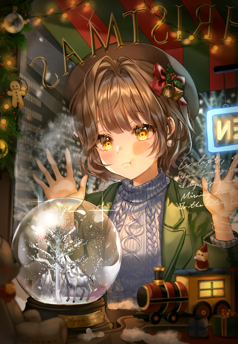 This is a pixiv picture whose title is 🎄.