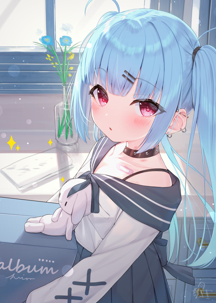 This is a pixiv picture whose title is 「おそよう…ねぇ掃除手伝ってくれる？」.