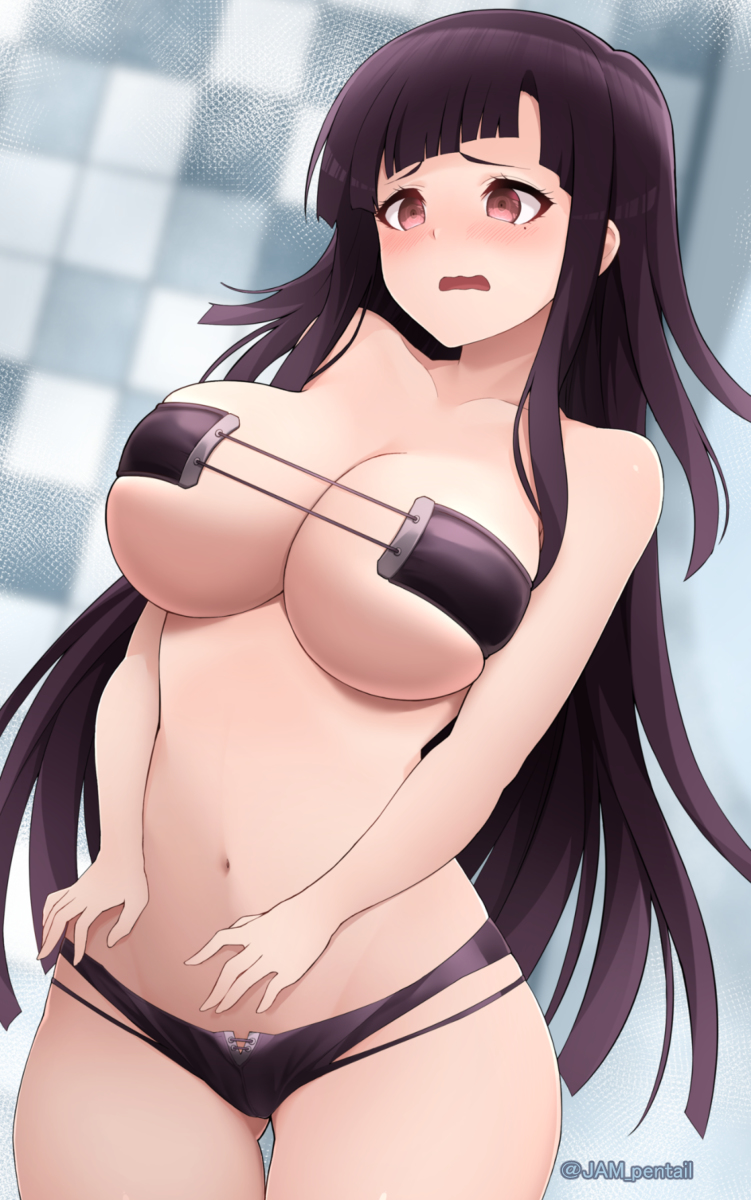 This is a pixiv picture whose title is 水着.