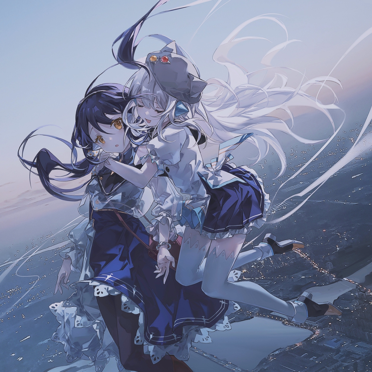 This is a pixiv picture whose title is Inverted World.