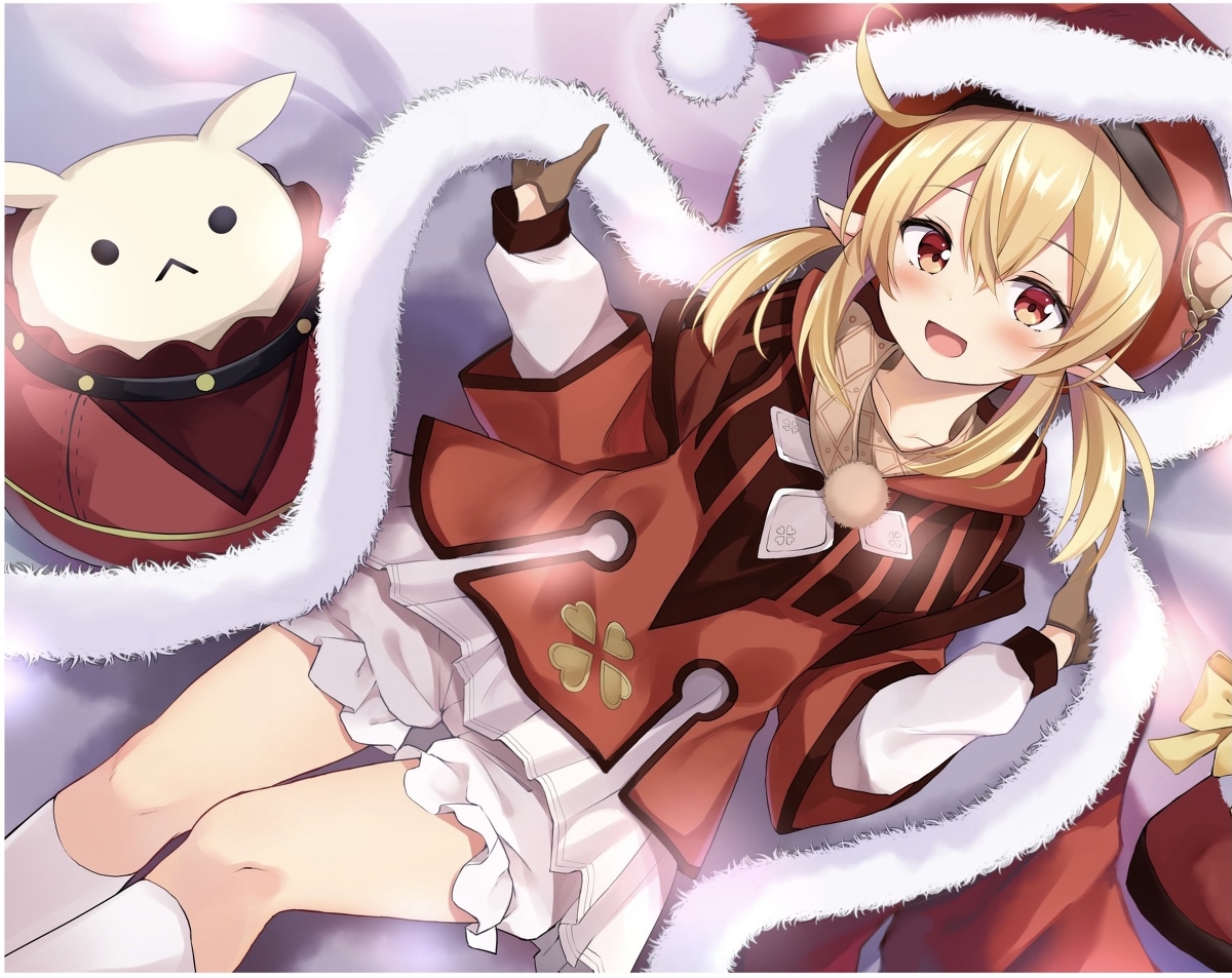 This is a pixiv picture whose title is ボンボンサンタ.