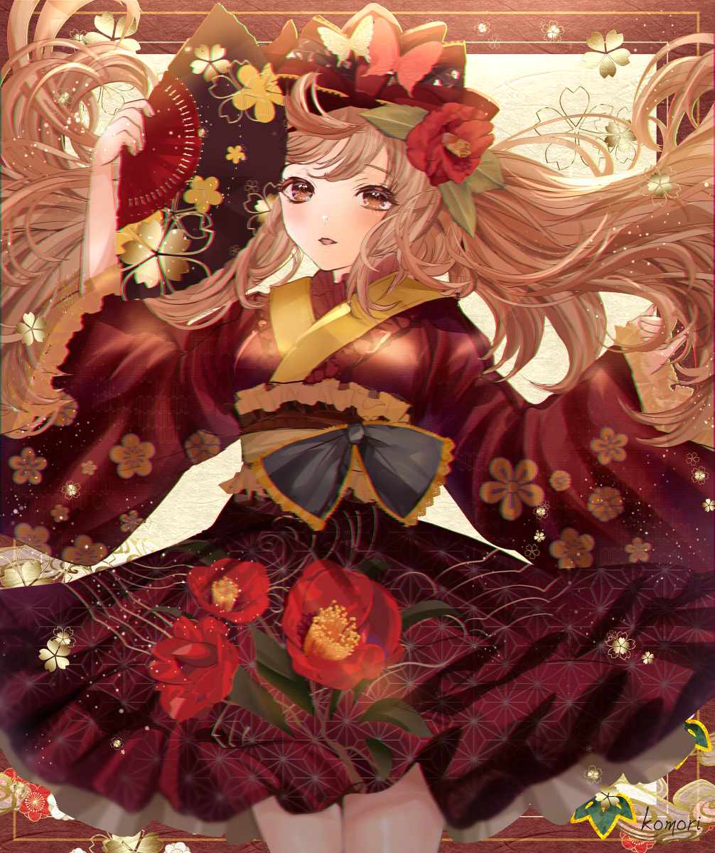 This is a pixiv picture whose title is お正月和ロリータドレス.