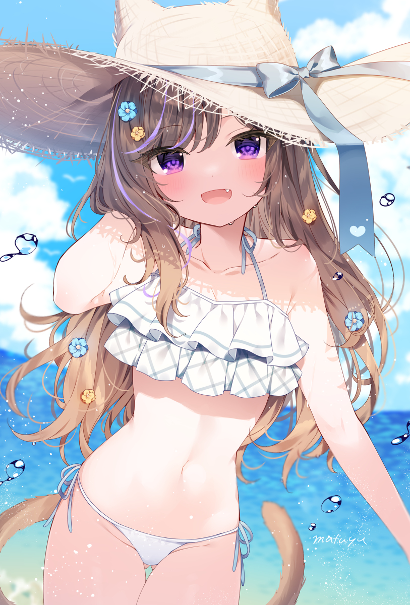 This is a pixiv picture whose title is 海！.