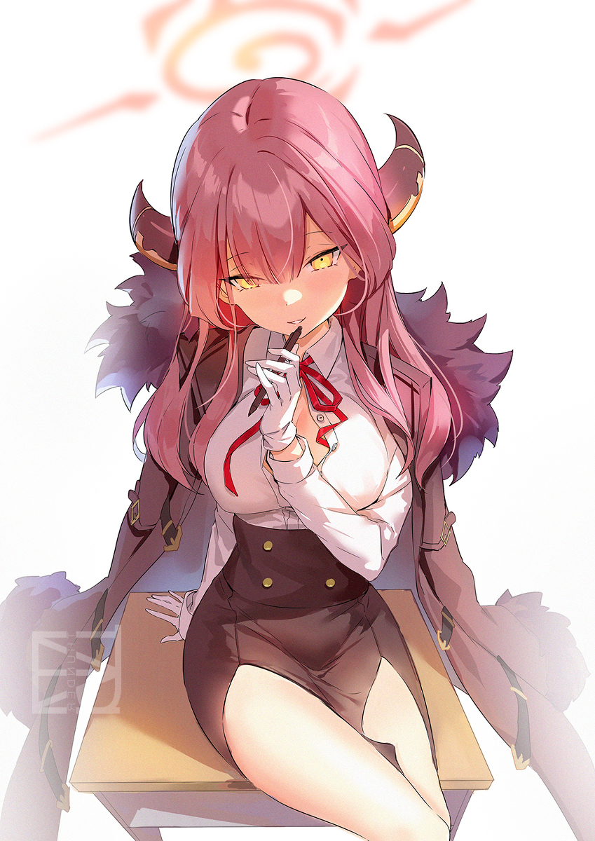 This is a pixiv picture whose title is ブルアカ.