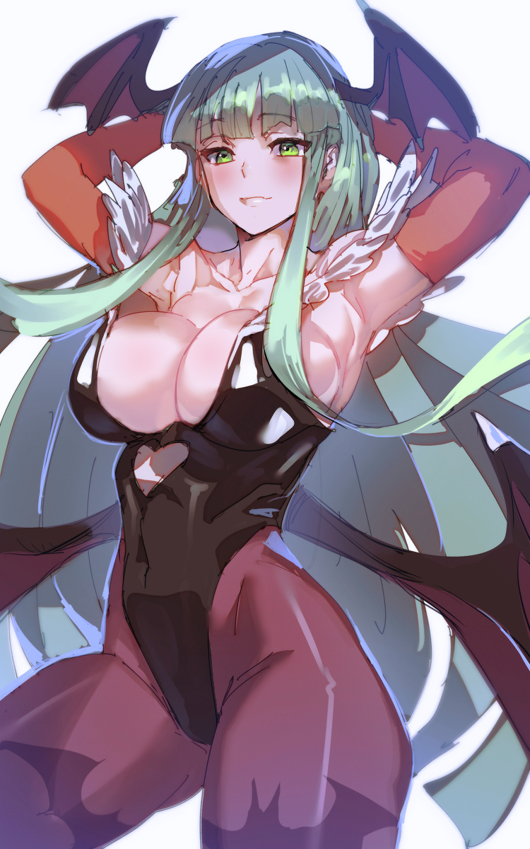 This is a pixiv picture whose title is モリガン.