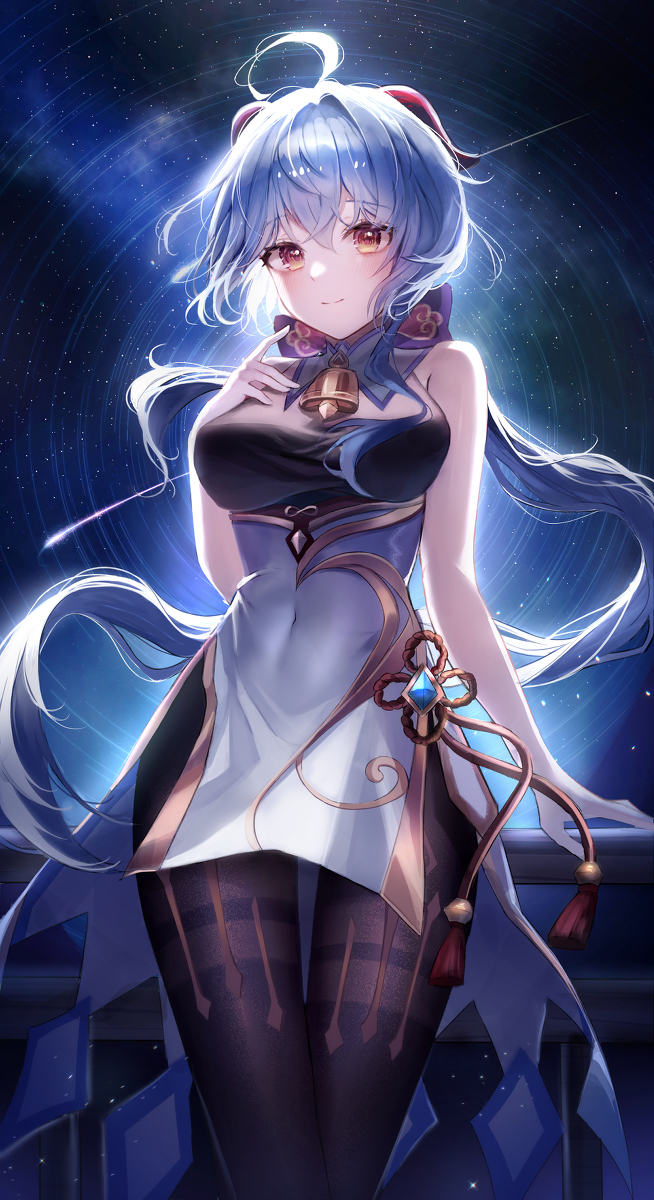 This is a pixiv picture whose title is Ganyu.