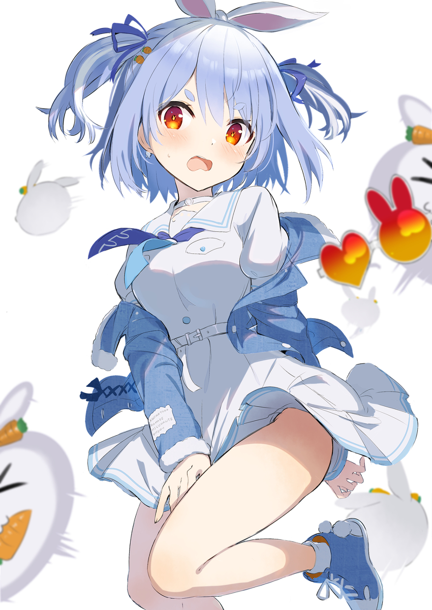 This is a pixiv picture whose title is 新衣装ぺこちゃん.