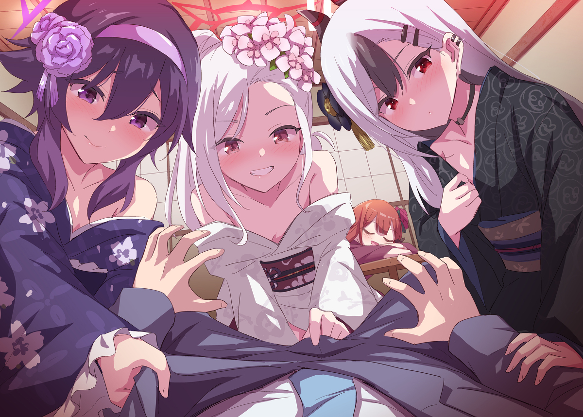 This is a pixiv picture whose title is 便利屋新年会.