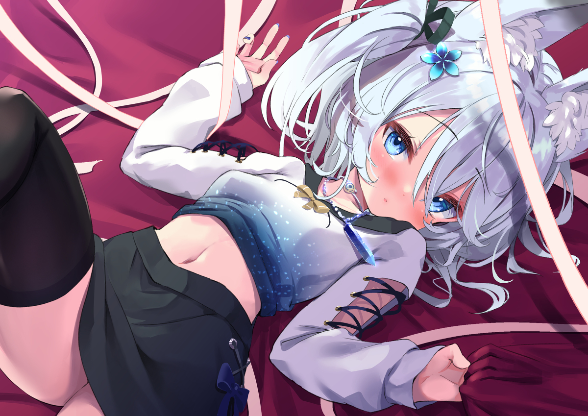 This is a pixiv picture whose title is …しないの？.