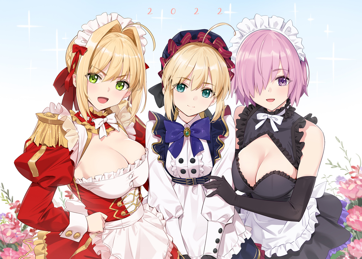This is a pixiv picture whose title is 2022.