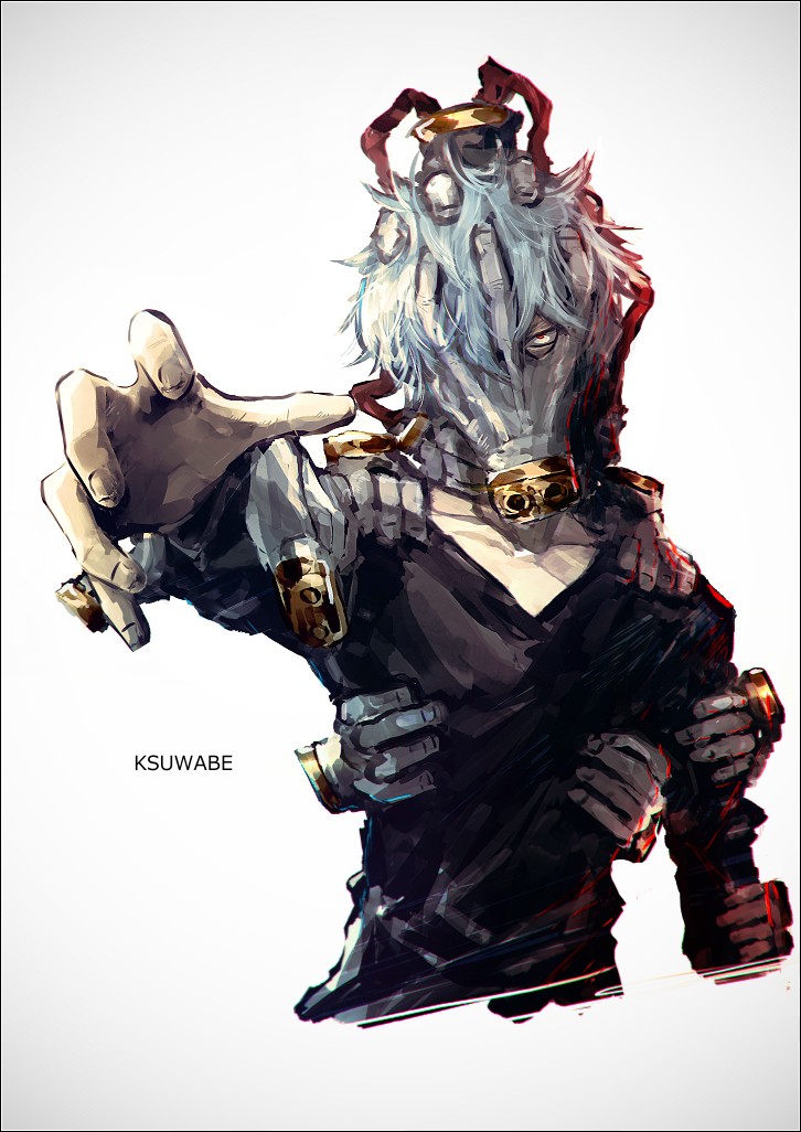 This is a pixiv picture whose title is 死柄木弔.