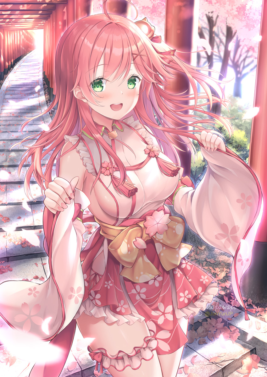 This is a pixiv picture whose title is あけましておめでとうございます🌸.