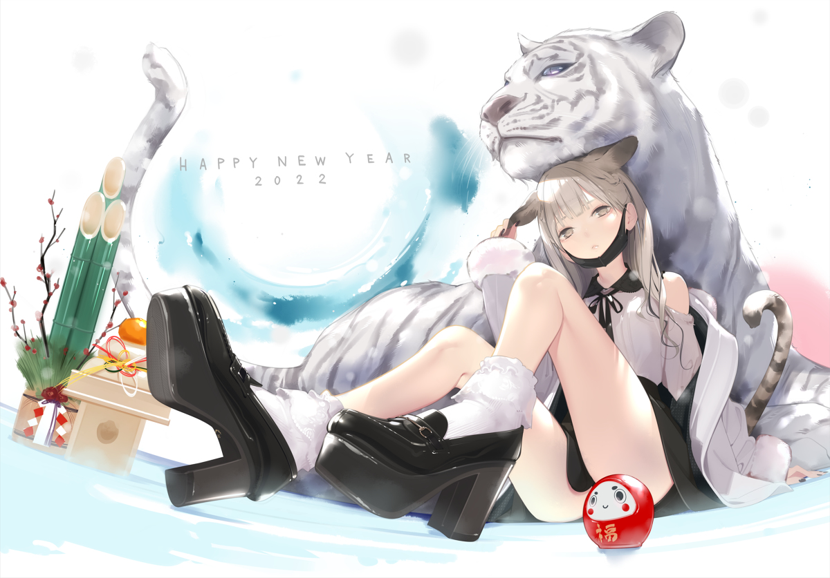 This is a pixiv picture whose title is akeome.