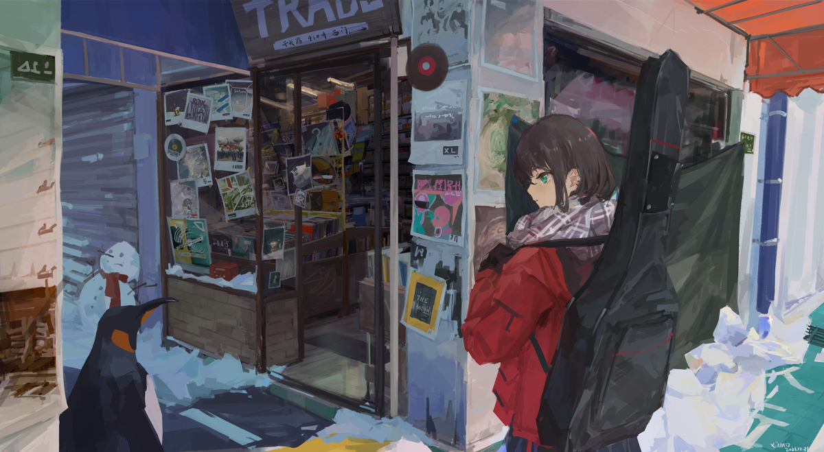 This is a pixiv picture whose title is 唔 偶遇.