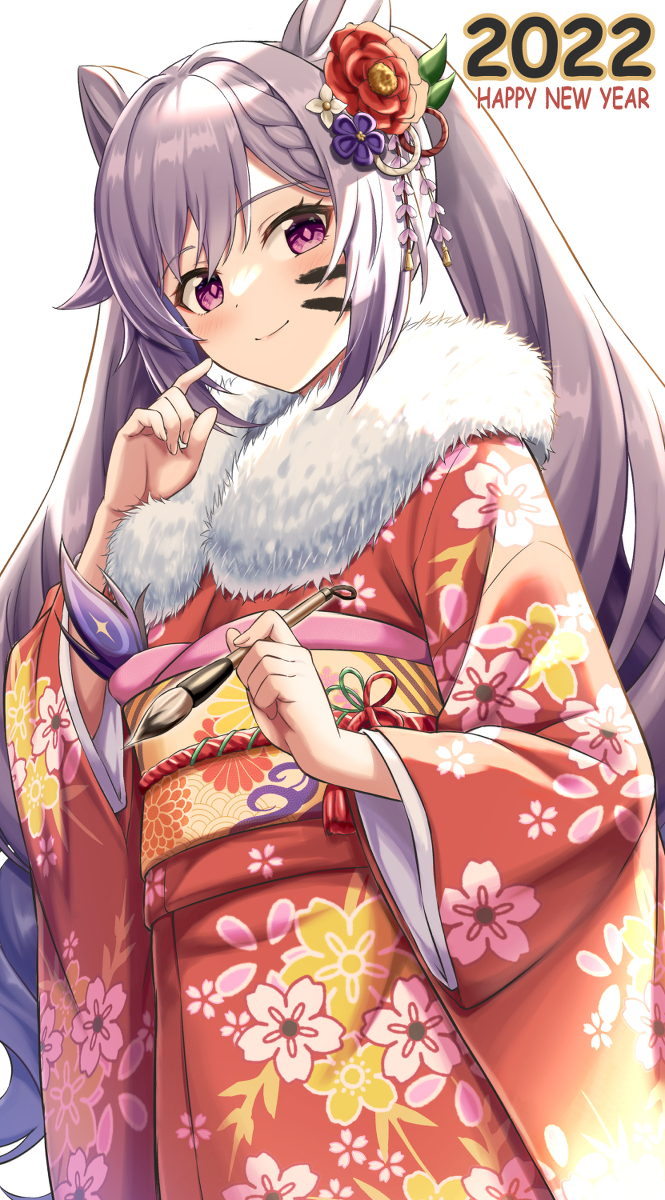 This is a pixiv picture whose title is 謹賀新年　刻晴.