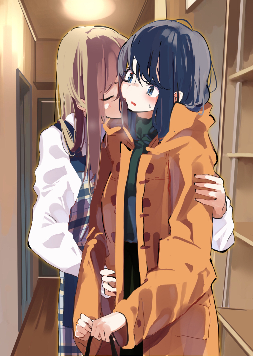 This is a pixiv picture whose title is 仕事帰りの安達.