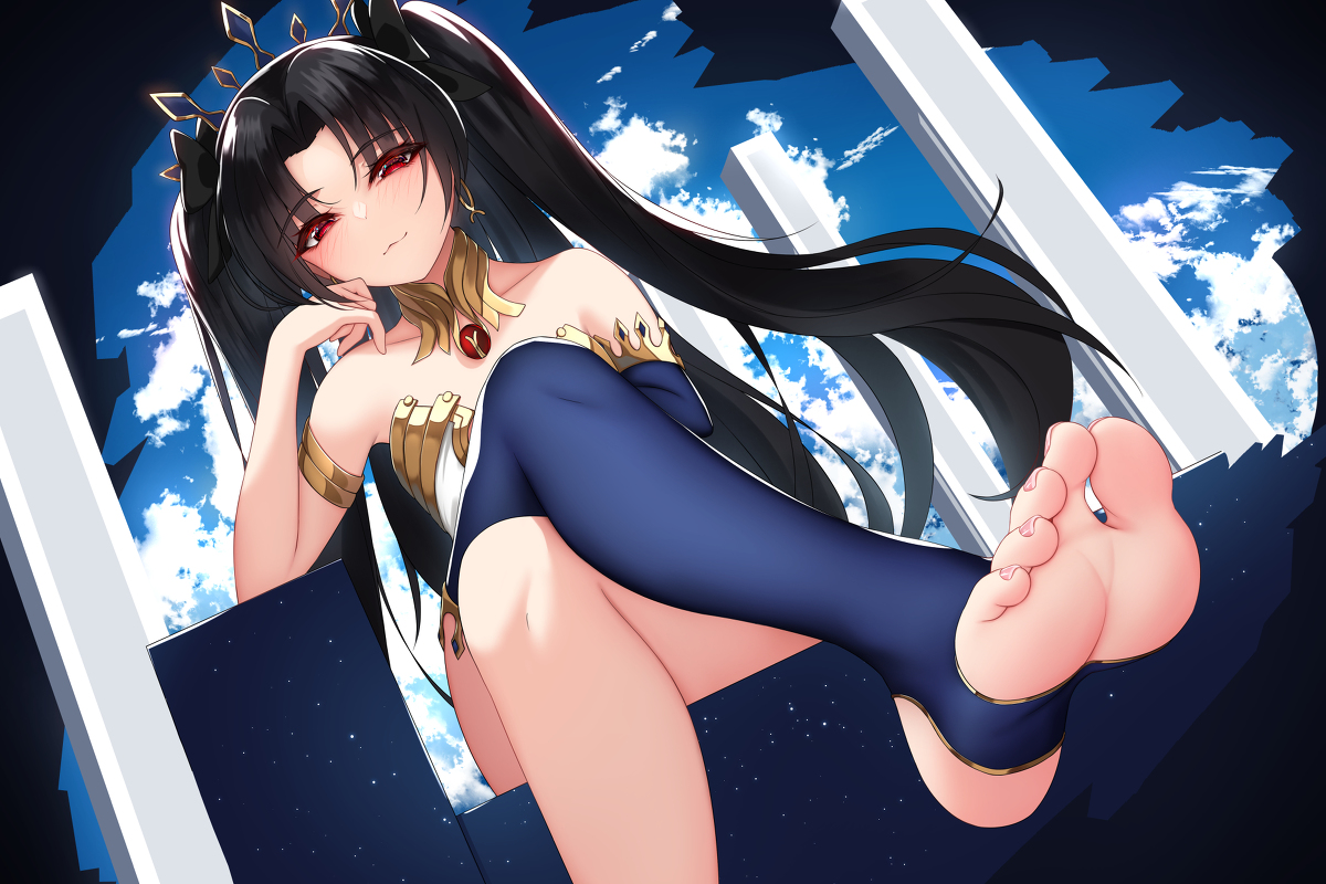 This is a pixiv picture whose title is イシュタル(Fate).