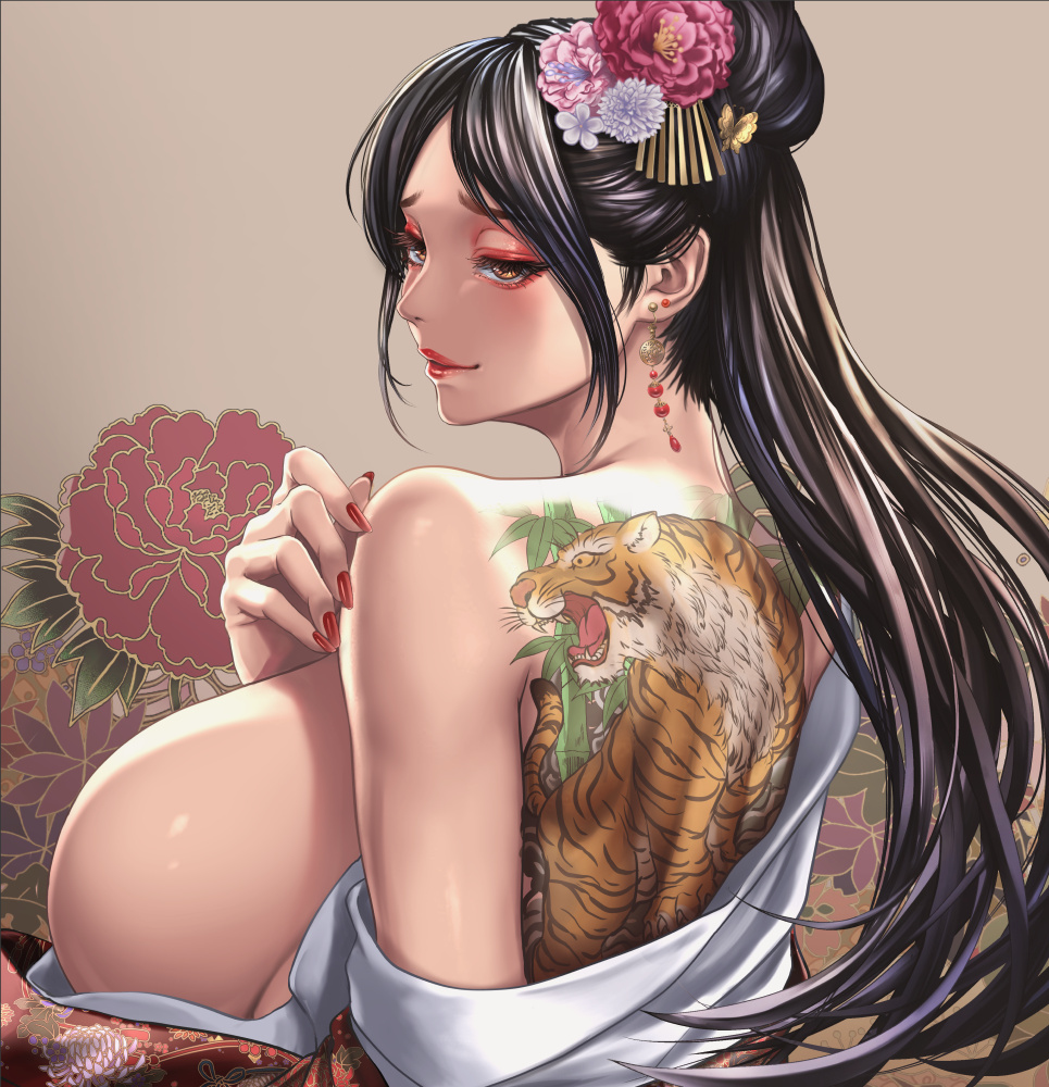 This is a pixiv picture whose title is 新年イラスト.