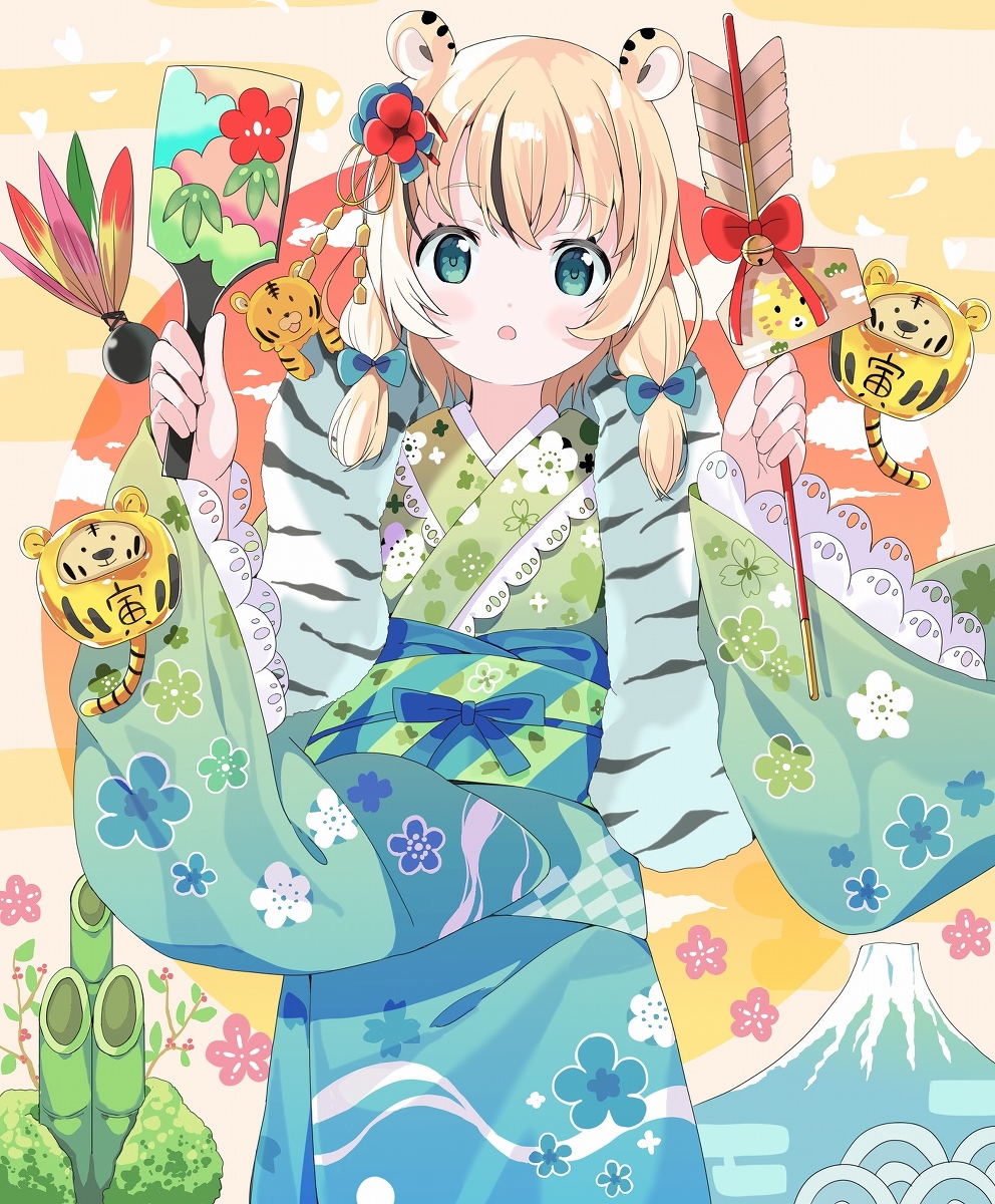 This is a pixiv picture whose title is Happy New Year🐯.