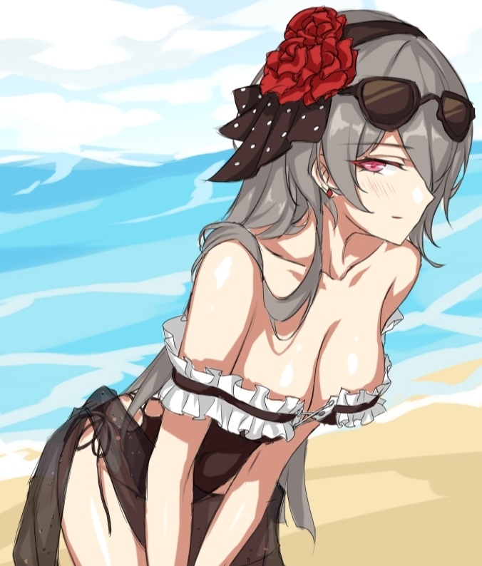 This is a pixiv picture whose title is 一些摸鱼.