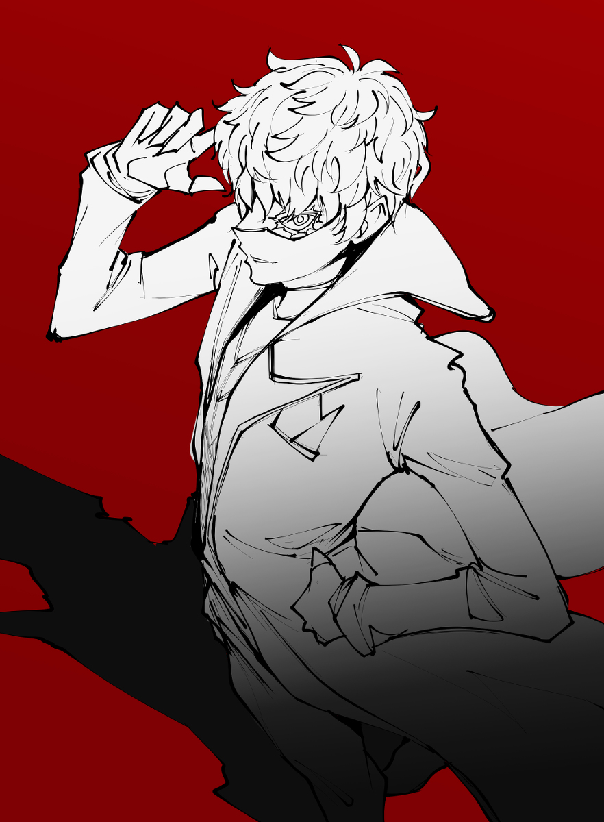 This is a pixiv picture whose title is joker.