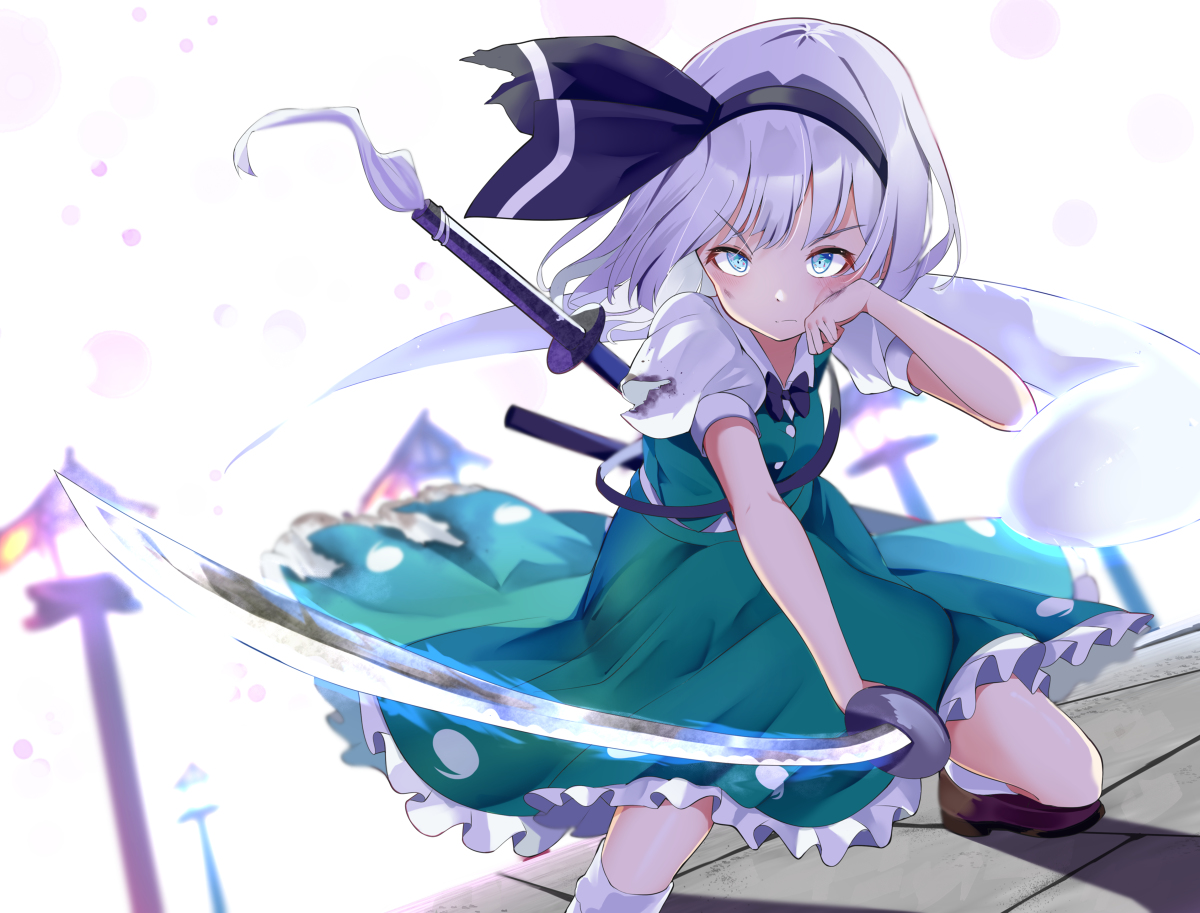 This is a pixiv picture whose title is youmu.