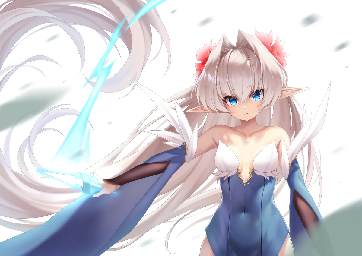 This is a pixiv picture whose title is フローラルエルフ.