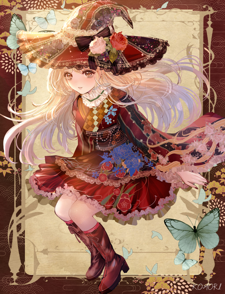 This is a pixiv picture whose title is 謹賀新年(全身版).