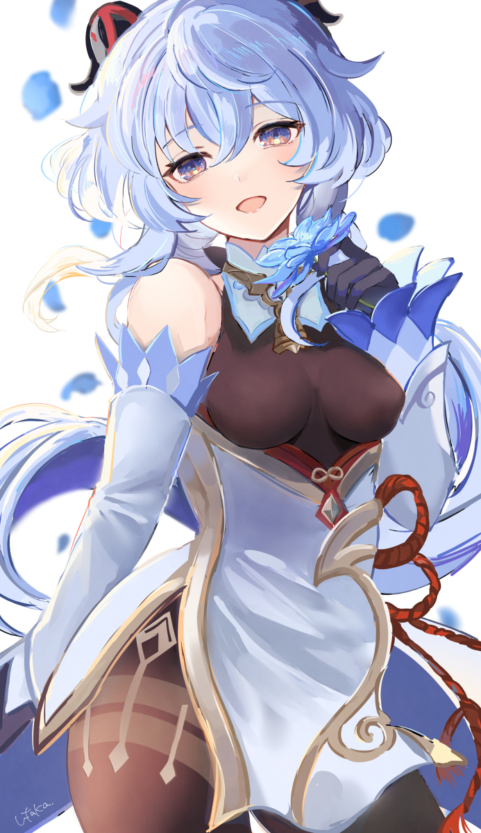 This is a pixiv picture whose title is 甘雨.