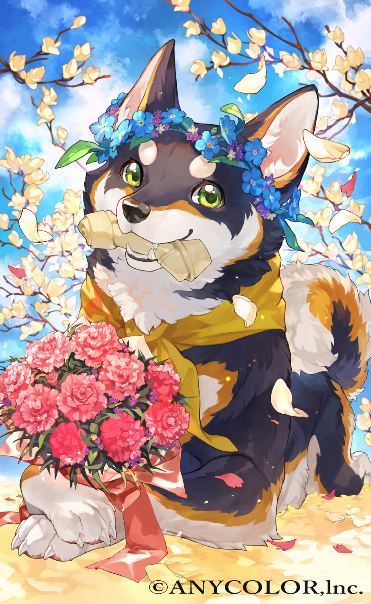 This is a pixiv picture whose title is 【お仕事】黒井しばさんの誕生日グッズイラスト.
