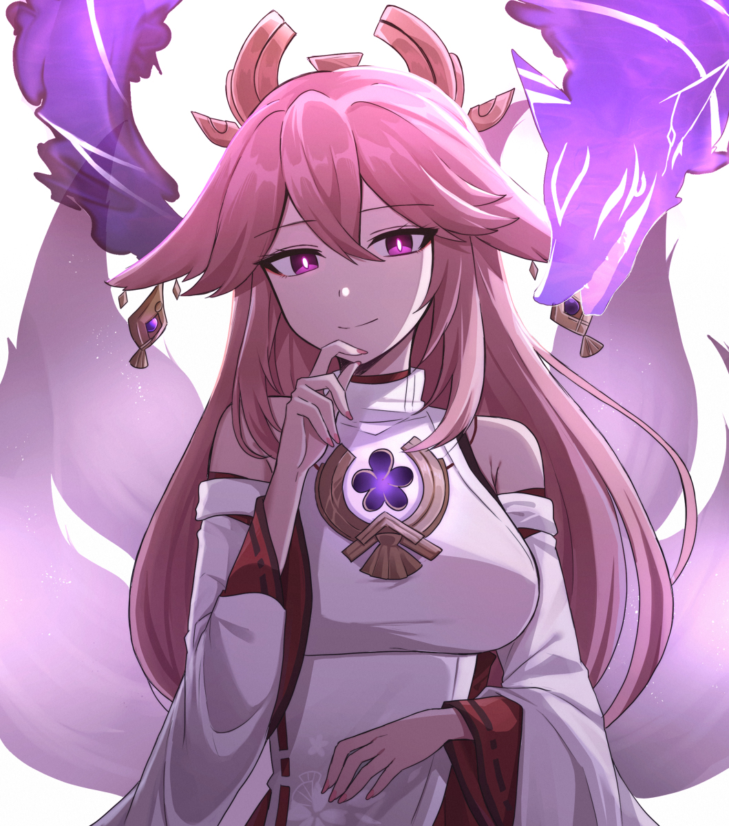 This is a pixiv picture whose title is yae miko.